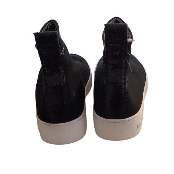 Michael Kors casual active Stretch Knit Sock Sneaker Shoes Black 7.5 - Picture 4 of 5